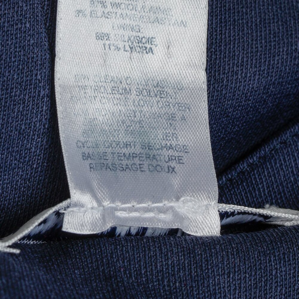Oscar de la Renta Blue Wide Pant - Picture 9 of 9